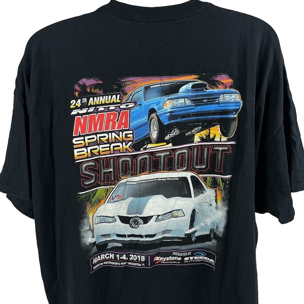 24th Annual Nitto NMRA Spring Break Shootout 2018 Men's T-Shirt 3XL NWOT